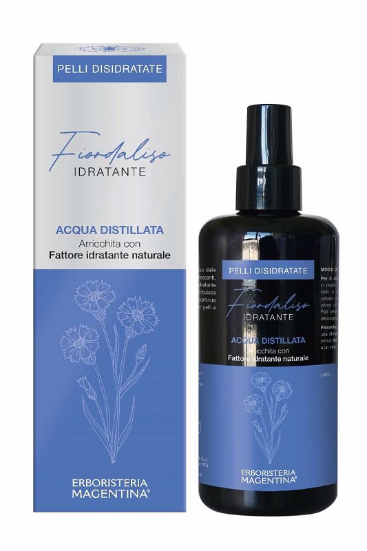 ACQUA DISTILLATA ARRICCHITA FIORDALISO IDRATANTE PELLI DISIDRATATE 200 ML –  Farmaciainrete