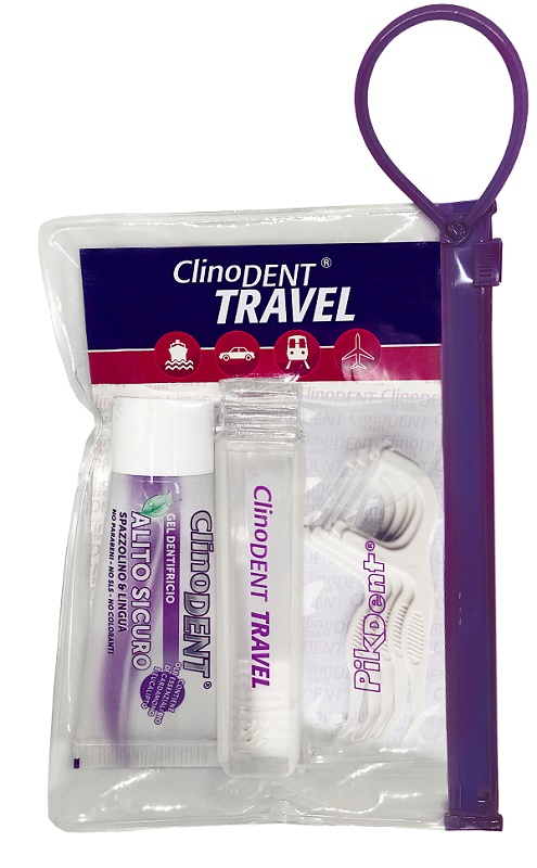 GUM TRAVEL Kit Set di Igiene Orale da viaggio/Contiene 1