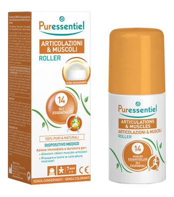 PURESSENTIEL ROLLER SOS MAL DI TESTA 9 OLI ESSENZIALI