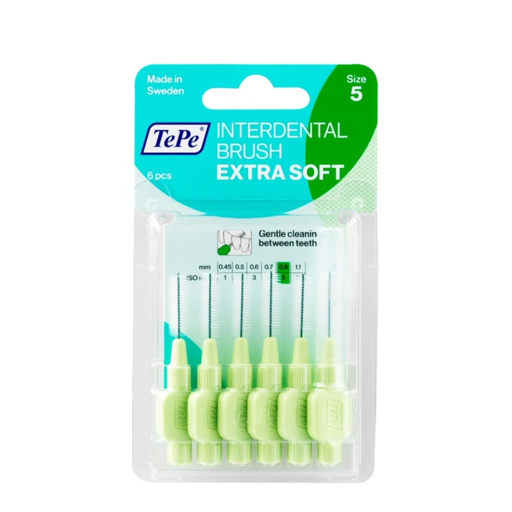 TePe Angle Scovolini interdentali 0,8 mm verde (6 pz.) a € 4,43 (oggi)