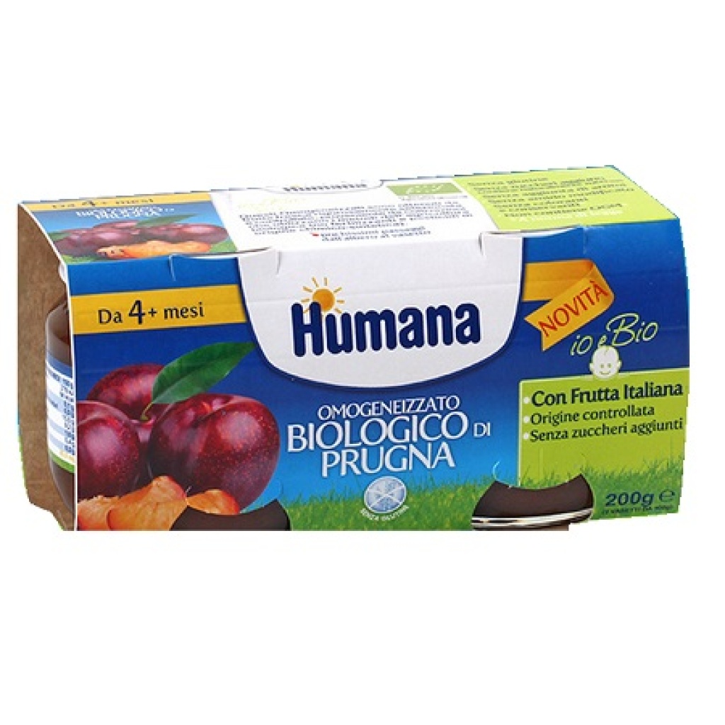 Omogeneizzato BIO Frutta Mista 4x100g - Humana