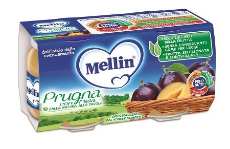 MELLIN OMOGENEIZZATO PRUGNA MELA 100 G 2 PEZZI – Farmaciainrete