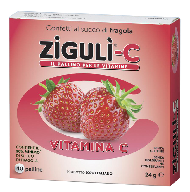 ZIGULI C FRAGOLA 40 CONFETTI 24 G – Farmaciainrete