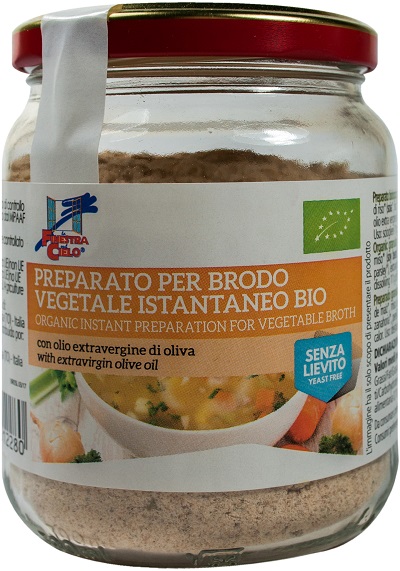 Brodo vegetale granulare biologico