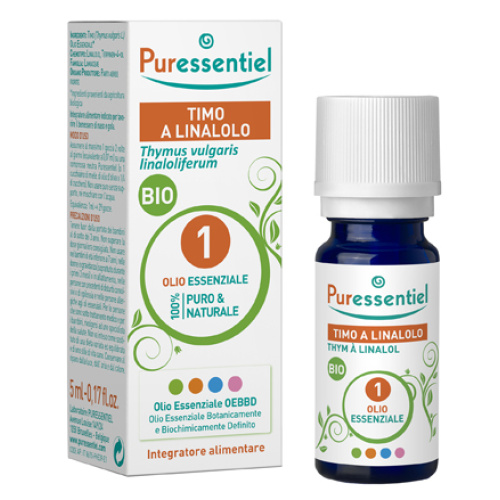 PURESSENTIEL TIMO A LINALOLO OLIO ESSENZIALE BIO 5 ML – Farmaciainrete