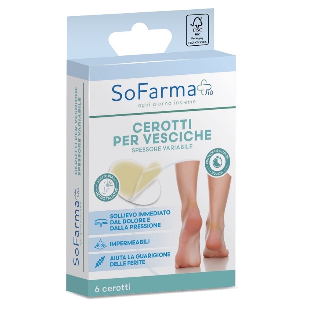 Scholl Cerotto per Vesciche Dita Piede 6 Pezzi