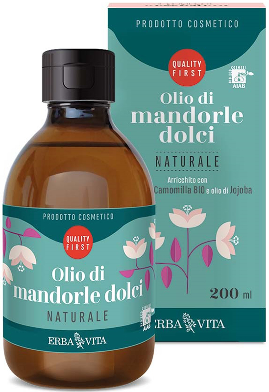 OLIO DI MANDORLE DOLCI NATURALE 200 ML – Farmaciainrete